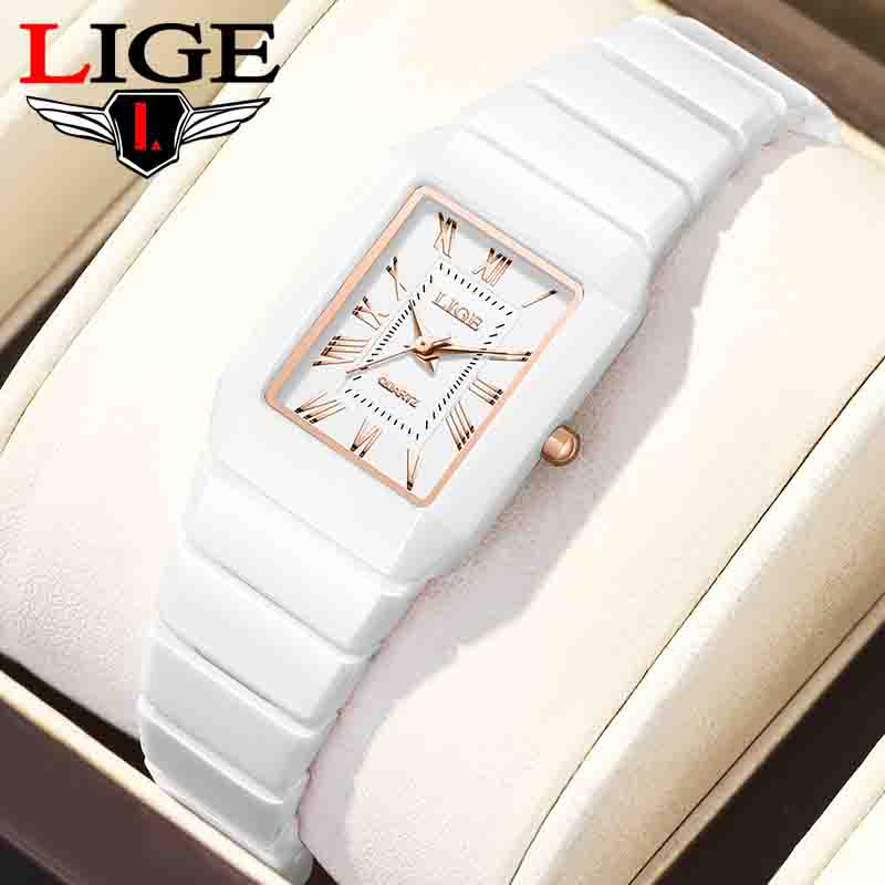 Jewelry Watches Vintage - LIGE Damenuhr Marken-Armbanduhr Keramik Mode Quarz