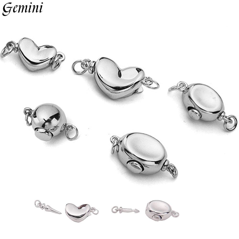 Pearl Necklace - 2 Stück 925 Sterling Silber Bootsförmige