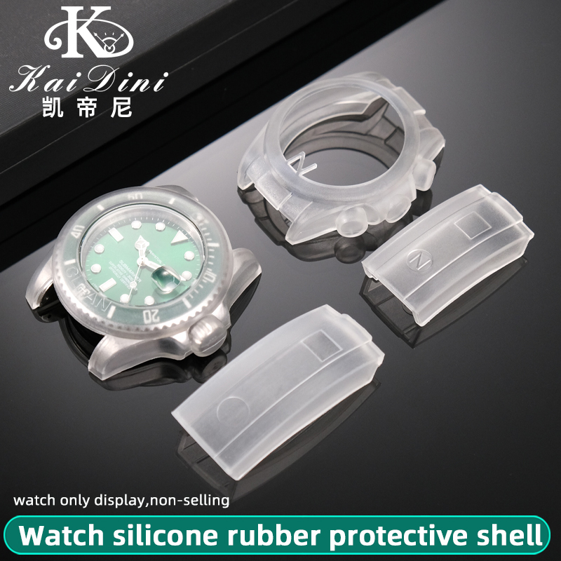 Rolex Watch Daytona - Uhrenschutzhülle, transparent, kratzfest, wasserdicht, Silikon, Schutzfolie