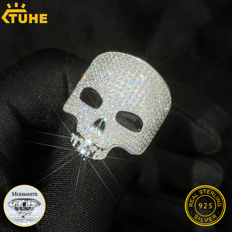Couple Ring Set - TUHE Unisex 925 Silber Skelett-Ring mit