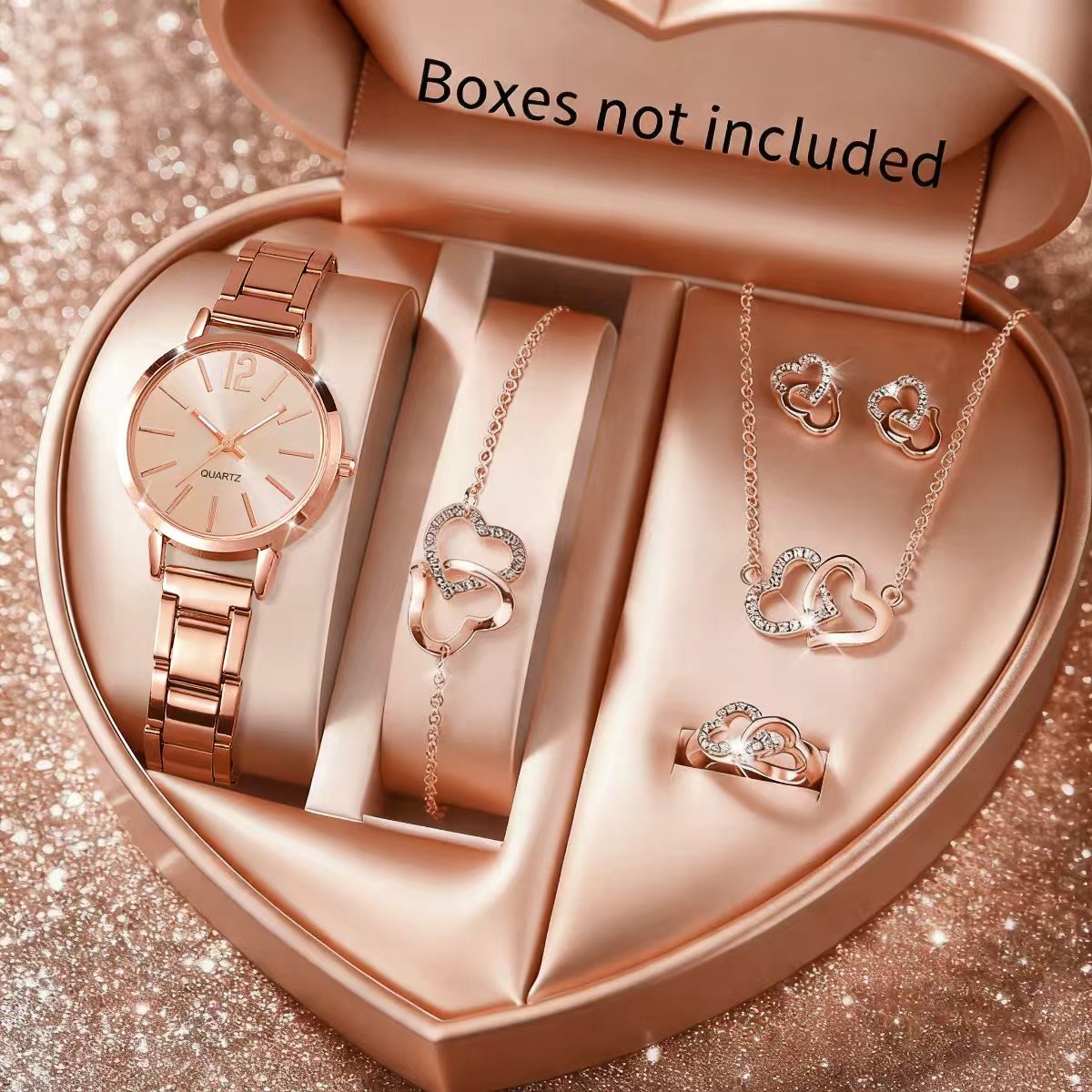 6PCS Mode Damen Quarzuhr Stras – Jewelry Watches For Ladies Bewertung und Preis
