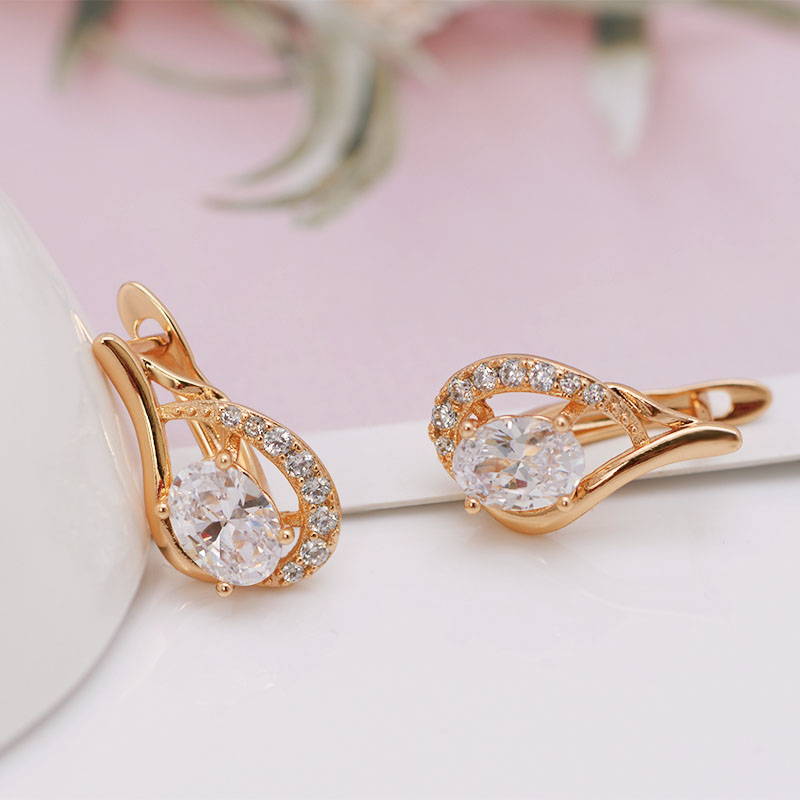AAA+ Zirkon-Creolen für Damen, – Nick'S Jewelry & Watches Reviews Bewertung und Preis