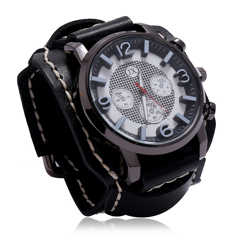 Punk Vintage Echt leder Armban – Jewelry Watches Vintage Bewertung und Preis