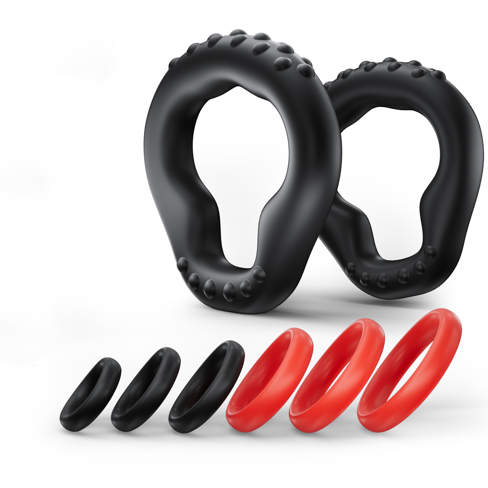 KUSHOR 8-teiliges Silikon-Peni – Couple Ring Set Bewertung und Preis