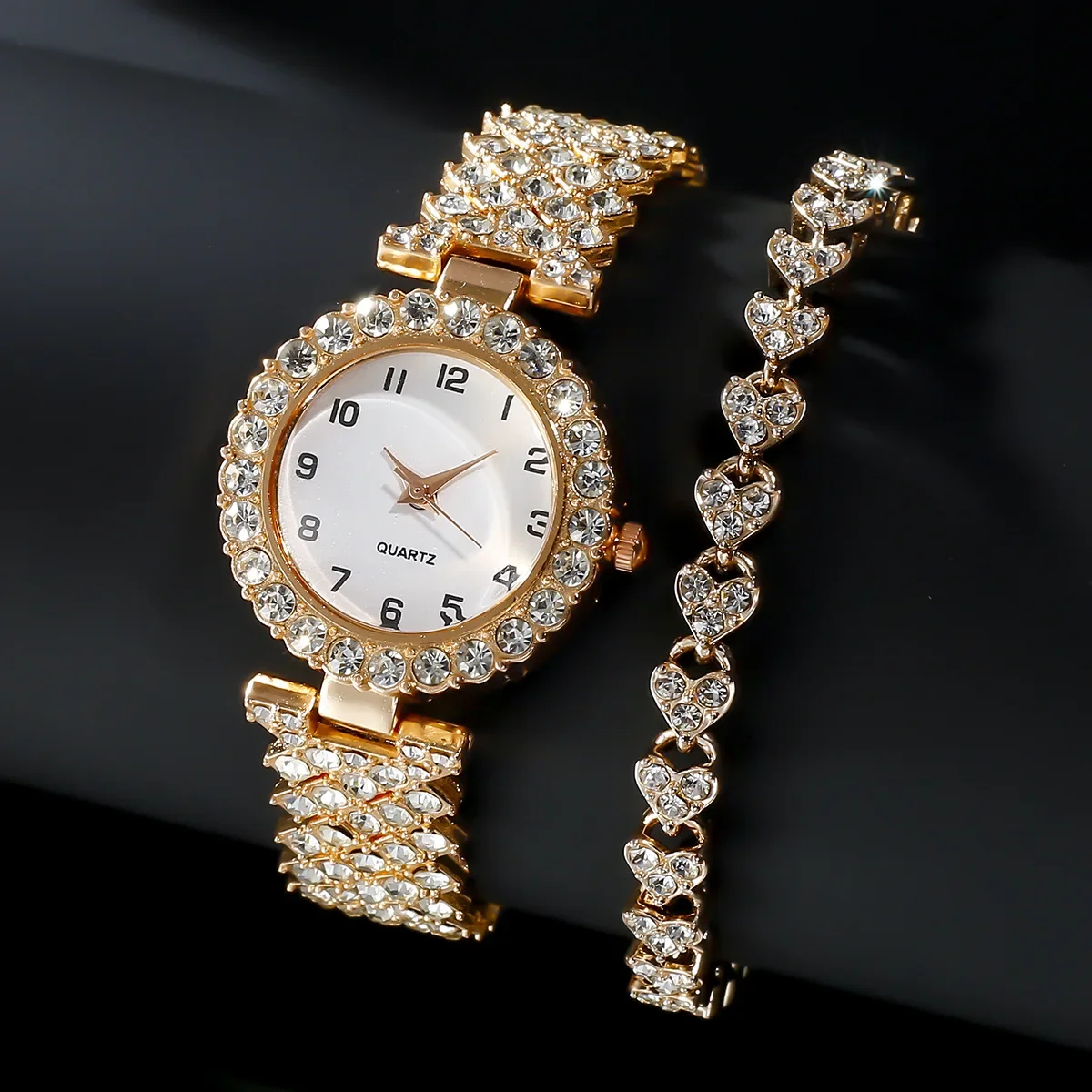 1 stücke/2 stücke Luxus Mode F – Jewelry Watches For Ladies Bewertung und Preis