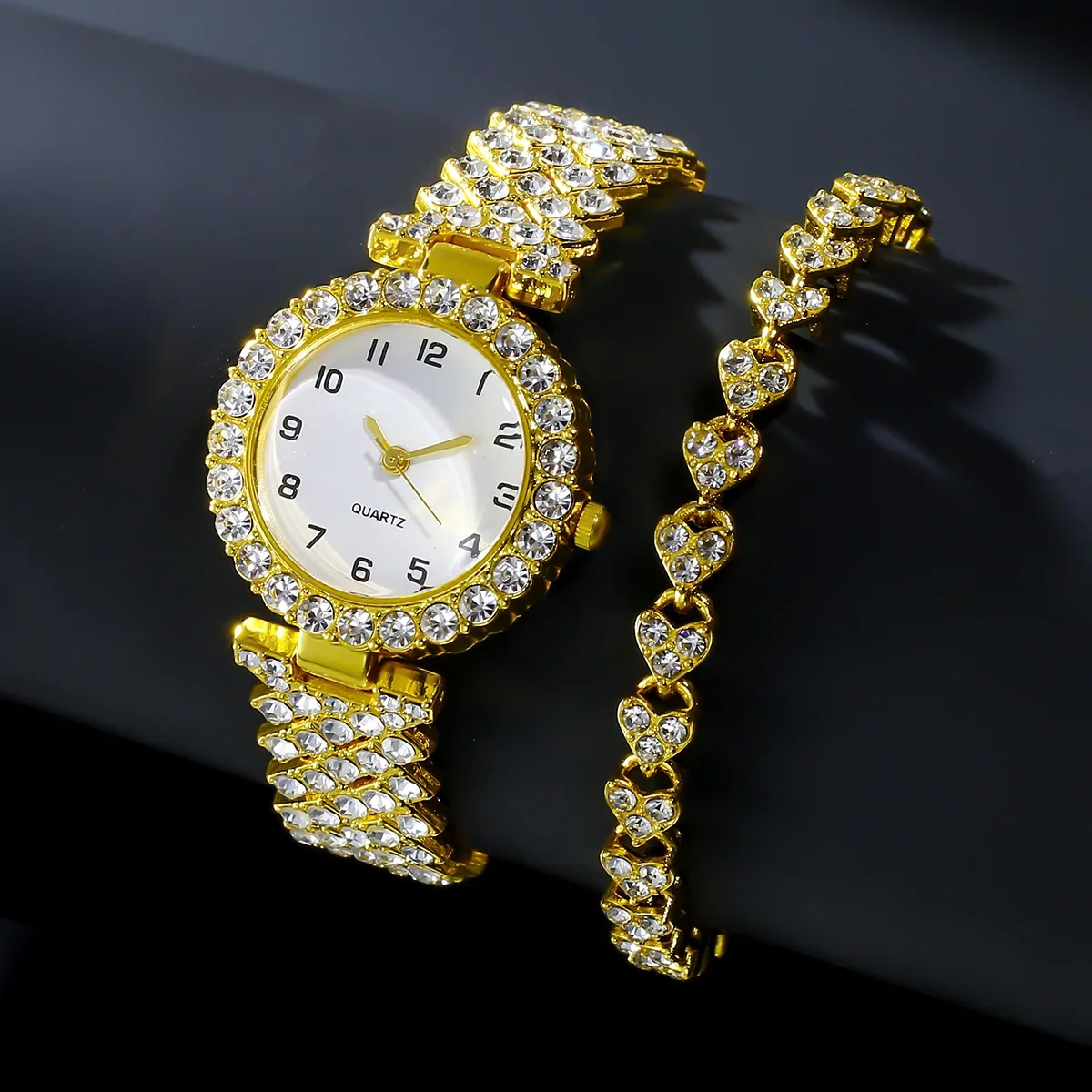 1 stücke/2 stücke Luxus Mode F – Jewelry Watches For Ladies Bewertung und Preis