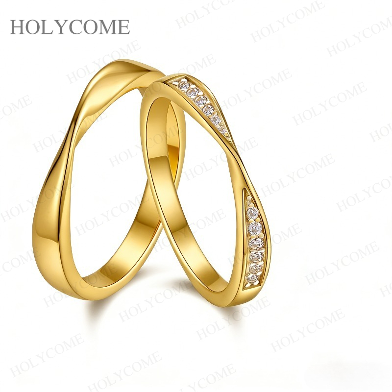 Moissanit-Paarringe aus 925 St – Couple Ring Set Bewertung und Preis