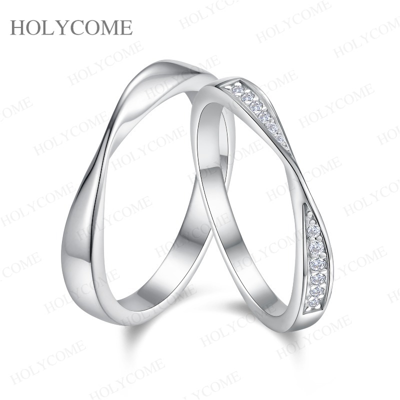 Moissanit-Paarringe aus 925 St – Couple Ring Set Bewertung und Preis