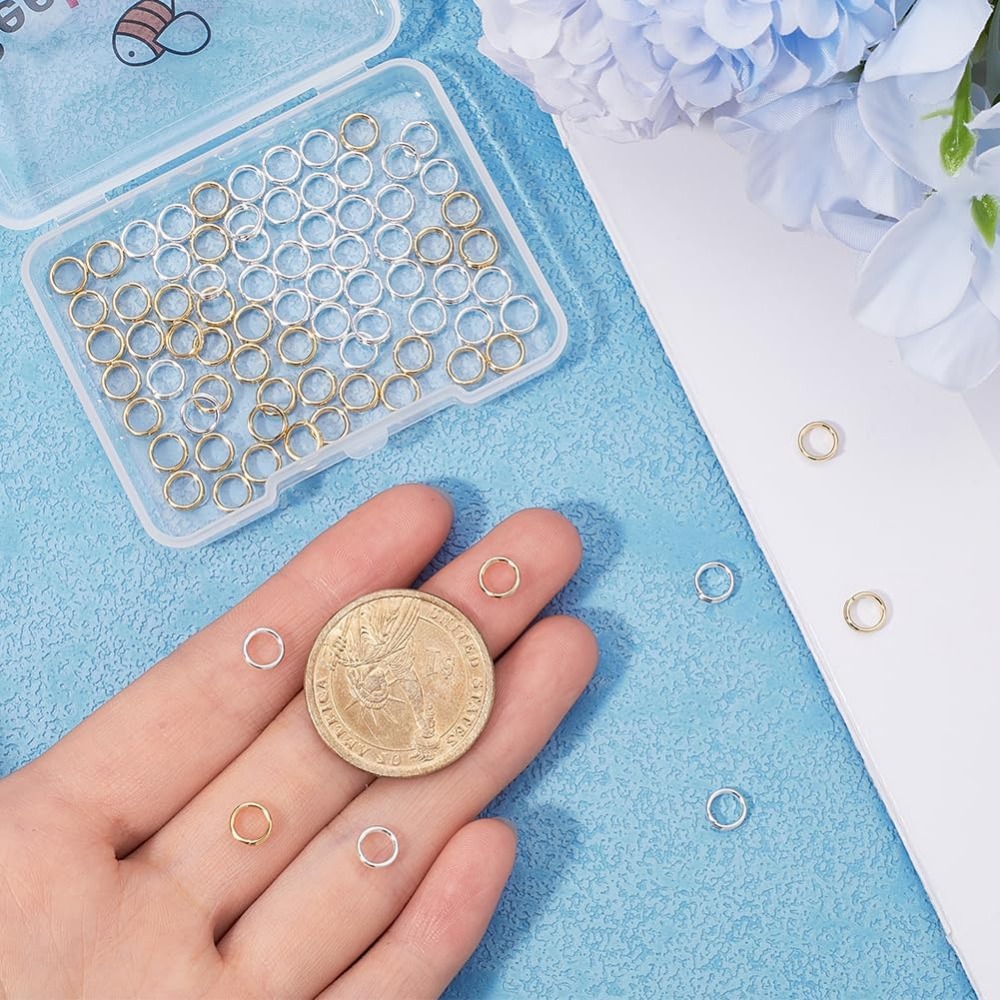 1 Box 80 Stück geteilter Biege – Gold Plated Ring Bewertung und Preis
