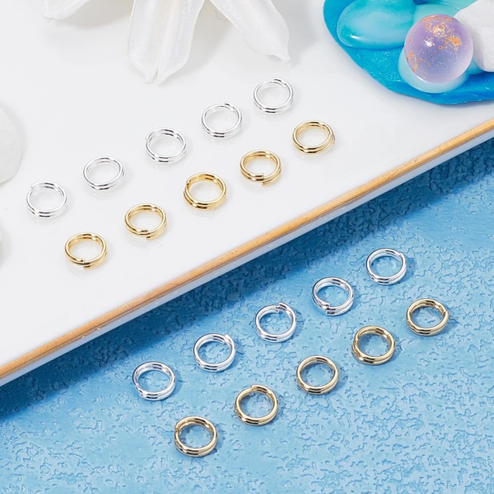 1 Box 80 Stück geteilter Biege – Gold Plated Ring Bewertung und Preis