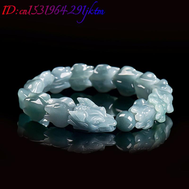 Blaues Burmesisches Jadeit-Dra – Jewelry & Watches Sp Z Oo Ul Frezerów 3 Bewertung und Preis