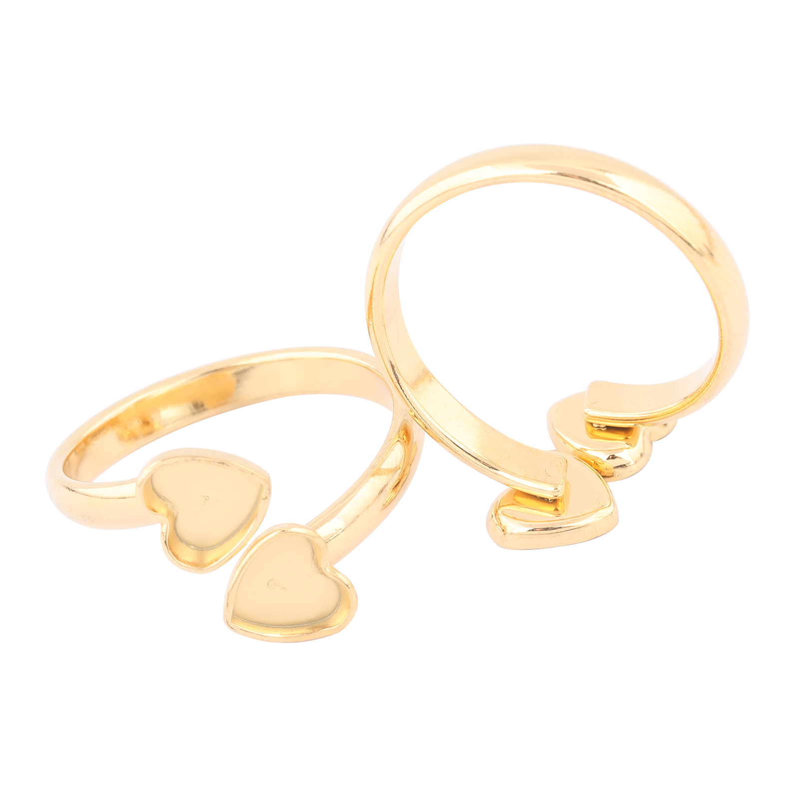 10 Stück Edelstahl vergoldet p – Gold Plated Ring Bewertung und Preis