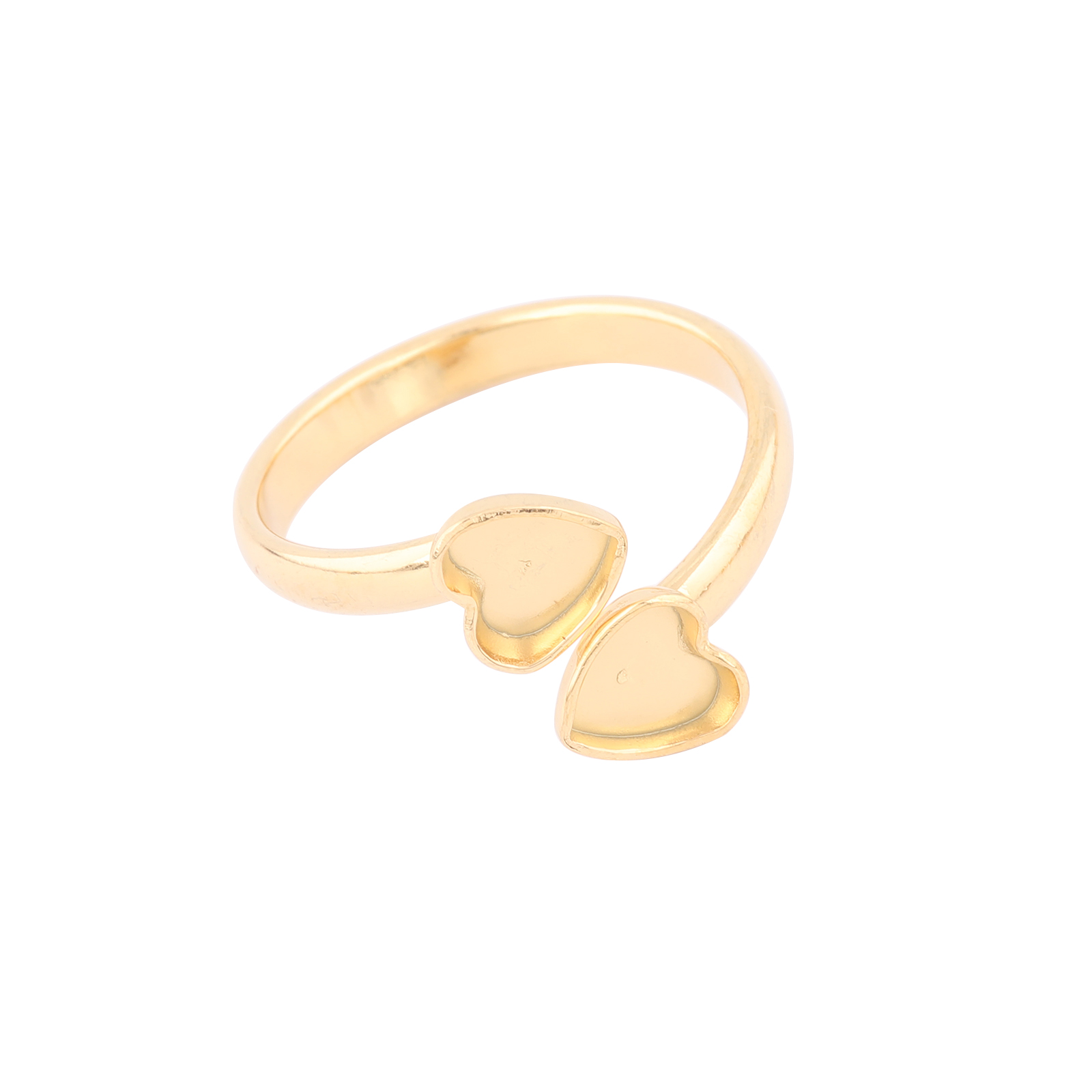 10 Stück Edelstahl vergoldet p – Gold Plated Ring Bewertung und Preis