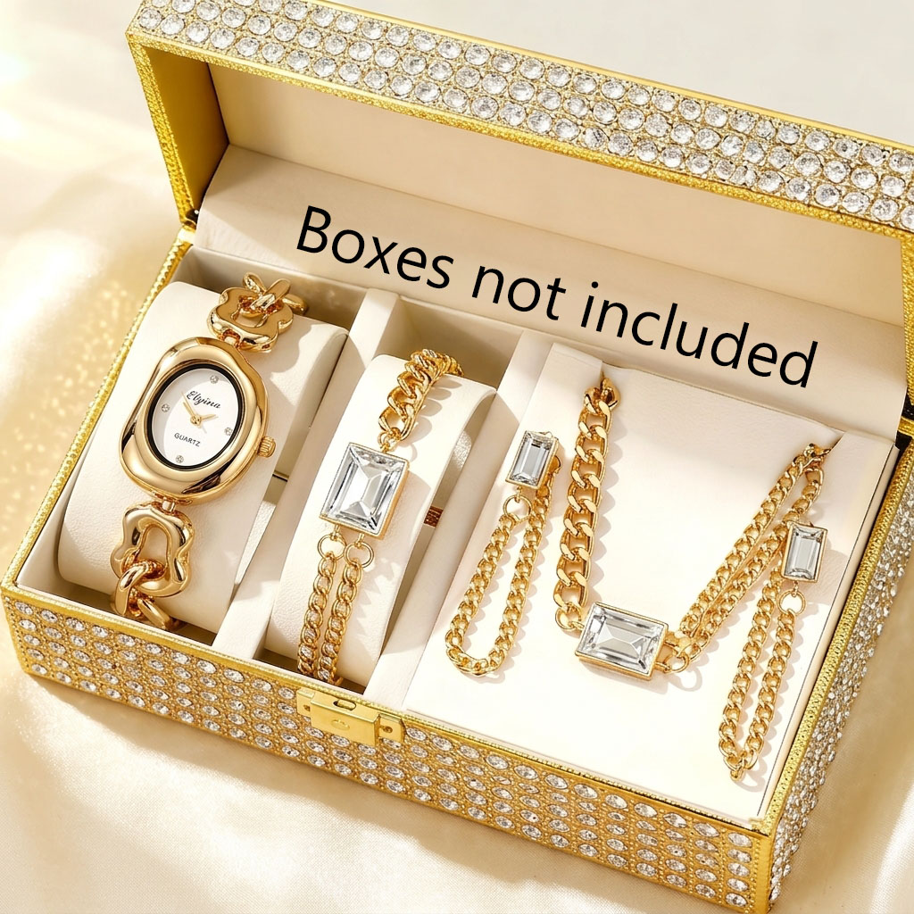 5-teiliges Modisches Unregelmä – Jewelry Watches For Ladies Bewertung und Preis