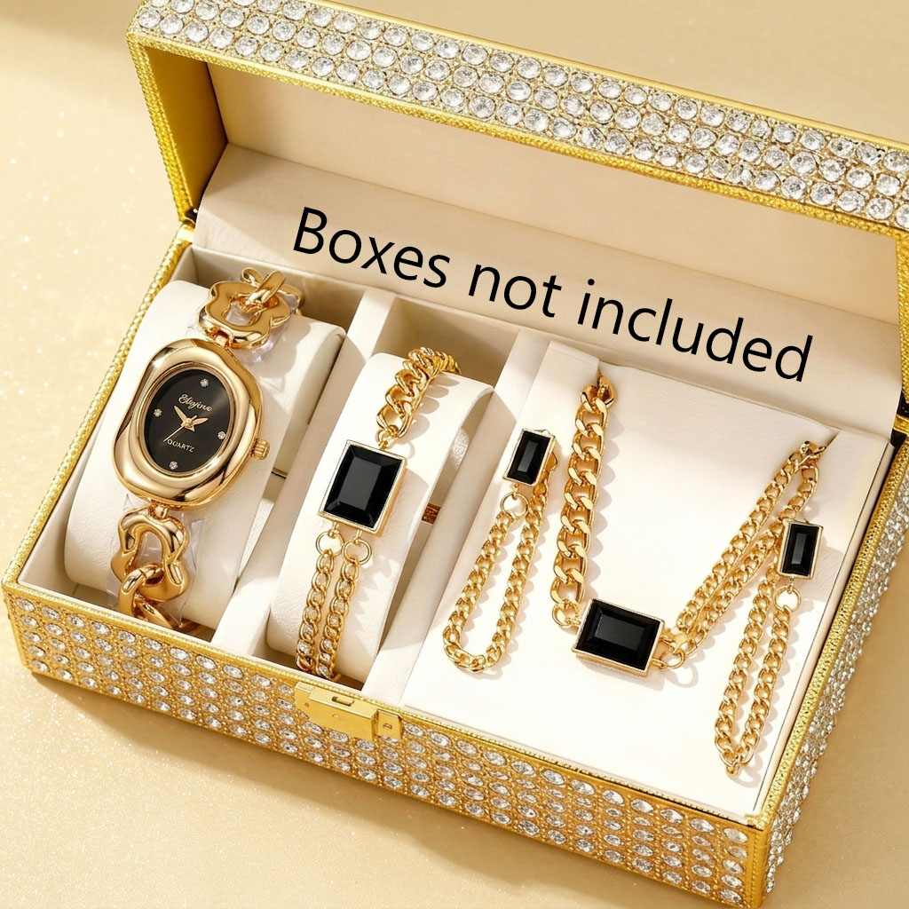 5-teiliges Modisches Unregelmä – Jewelry Watches For Ladies Bewertung und Preis