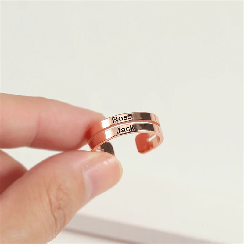 Personalisierte Edelstahl Grav – Couple Ring Set Bewertung und Preis