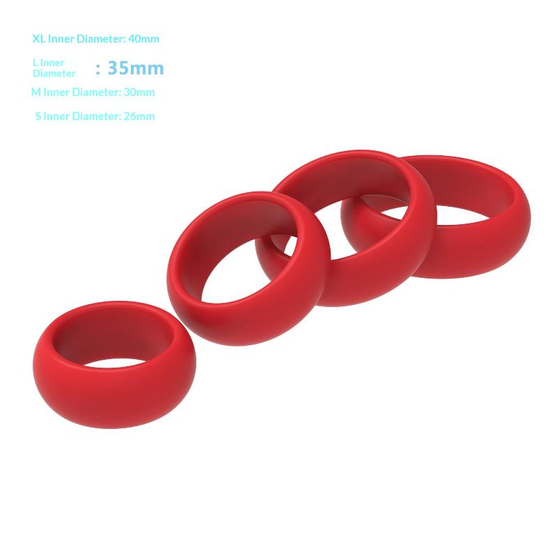 4-teiliges Silikon-Penisring-S – Couple Ring Set Bewertung und Preis